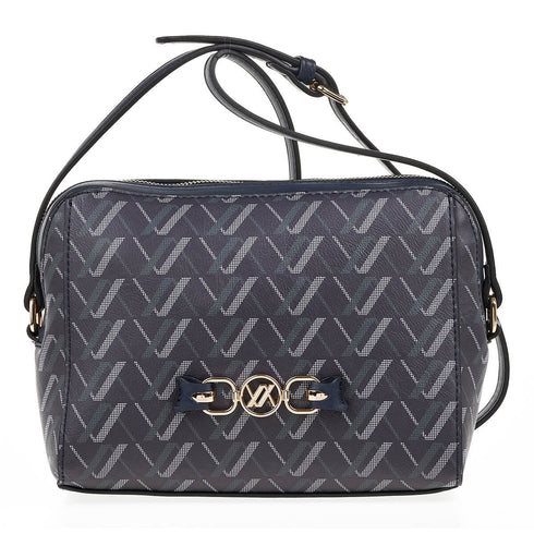 Verde Γυναικεία Τσάντα Χιαστί 16-7082 Μπλέ